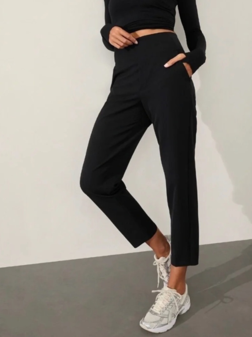 Athleta Endless High‎ Rise Black Ankle Pant